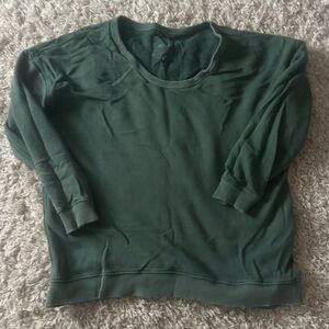 Aerie Women’s  Forest Green Crewneck Sweatshirt | XL